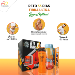 Reto 33 Días Fibra Ultra Bypass Natural (450 g) 🍏