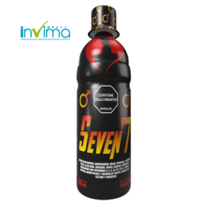 SEVEN 7 - Bebida Energizante Natural con Borojó, Maca, Jalea Real y Vitaminas Esenciales (500ml)