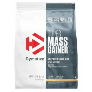 Super Mass Gainer Vainilla 12 lbs - Suplemento para Aumento de Masa Muscular y Volumen 💪